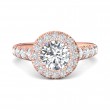 FlyerFit® 14K Pink Gold Encore Engagement Ring