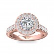 FlyerFit® 14K Pink Gold Encore Engagement Ring