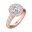 FlyerFit® 14K Pink Gold Encore Engagement Ring