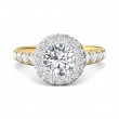 FlyerFit® 14K Yellow and 14K White Gold Encore Engagement Ring