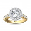 FlyerFit® 14K Yellow and 14K White Gold Encore Engagement Ring