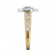 FlyerFit® 14K Yellow and 14K White Gold Encore Engagement Ring