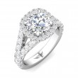 FlyerFit® Platinum Encore Engagement Ring