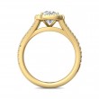 FlyerFit® 14K Yellow Gold Split Shank Engagement Ring