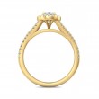 FlyerFit® 14K Yellow Gold Split Shank Engagement Ring