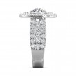 FlyerFit® Platinum Encore Engagement Ring