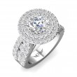 FlyerFit® Platinum Encore Engagement Ring