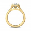 FlyerFit® 14K Yellow Gold Split Shank Engagement Ring