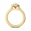 FlyerFit® 14K Yellow Gold Split Shank Engagement Ring