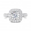 FlyerFit® Platinum Encore Engagement Ring