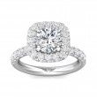 FlyerFit® Platinum Encore Engagement Ring