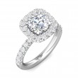FlyerFit® Platinum Encore Engagement Ring