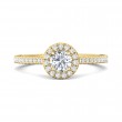 FlyerFit® 14K Yellow Gold Vintage Engagement Ring