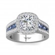 FlyerFit® Platinum Encore Engagement Ring