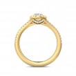 FlyerFit® 14K Yellow Gold Split Shank Engagement Ring