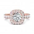 FlyerFit® 18K Pink Gold Encore Engagement Ring