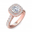 FlyerFit® 18K Pink Gold Encore Engagement Ring