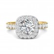 FlyerFit® 14K Yellow and 14K White Gold Encore Engagement Ring