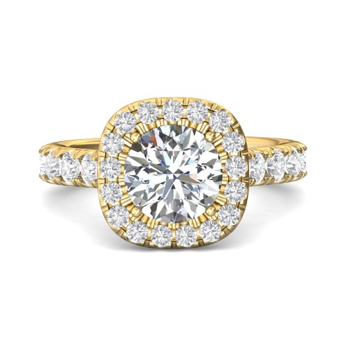 FlyerFit&reg; 18K Yellow Gold Encore Engagement Ring