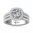 FlyerFit® 14K White Gold Encore Engagement Ring