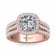 FlyerFit® 14K Pink Gold Encore Engagement Ring
