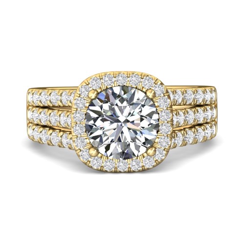 FlyerFit&reg; 14K Yellow Gold Encore Engagement Ring