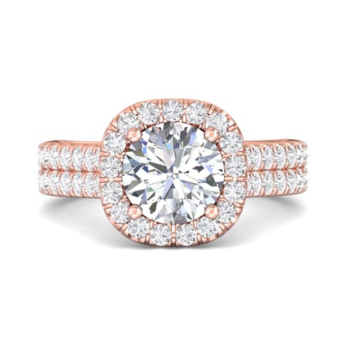 FlyerFit® 14K Pink Gold Encore Engagement Ring