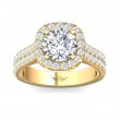 FlyerFit® 18K Yellow Gold Encore Engagement Ring