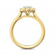 FlyerFit® 18K Yellow Gold Solitaire Engagement Ring