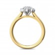 FlyerFit® 14K Yellow and 14K White Gold Solitaire Engagement Ring