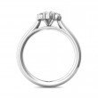 FlyerFit® Platinum Solitaire Engagement Ring