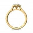 FlyerFit® 18K Yellow Gold Solitaire Engagement Ring