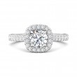 FlyerFit® 14K White Gold Vintage Engagement Ring