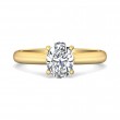 FlyerFit® 14K Yellow Gold Solitaire Engagement Ring