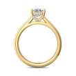 FlyerFit® 14K Yellow Gold Solitaire Engagement Ring