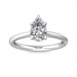 FlyerFit® Platinum Solitaire Engagement Ring