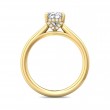 FlyerFit® 14K Yellow Gold Solitaire Engagement Ring