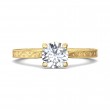 FlyerFit® 14K Yellow Gold Vintage Engagement Ring