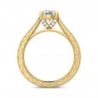FlyerFit® 14K Yellow Gold Vintage Engagement Ring