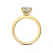 FlyerFit® 18K Yellow Gold Solitaire Engagement Ring