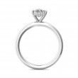 FlyerFit® Platinum Solitaire Engagement Ring