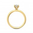 FlyerFit® 14K Yellow Gold Solitaire Engagement Ring