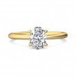 FlyerFit® 14K Yellow Gold Solitaire Engagement Ring