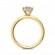 FlyerFit® 14K Yellow Gold Solitaire Engagement Ring