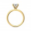 FlyerFit® 14K Yellow Gold Solitaire Engagement Ring