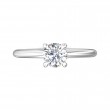 FlyerFit® Platinum Solitaire Engagement Ring
