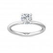FlyerFit® Platinum Solitaire Engagement Ring