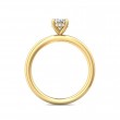 FlyerFit® 14K Yellow Gold Solitaire Engagement Ring