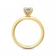 FlyerFit® 14K Yellow Gold Solitaire Engagement Ring