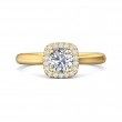 FlyerFit® 14K Yellow Gold Solitaire Engagement Ring